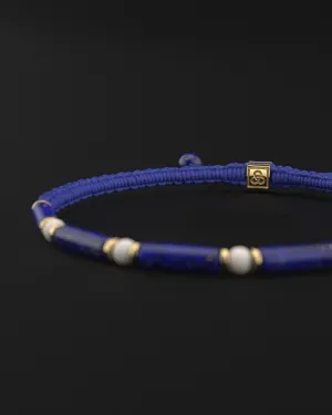 Lapis Luzuli   Rice Bracelet 4mm | VITA