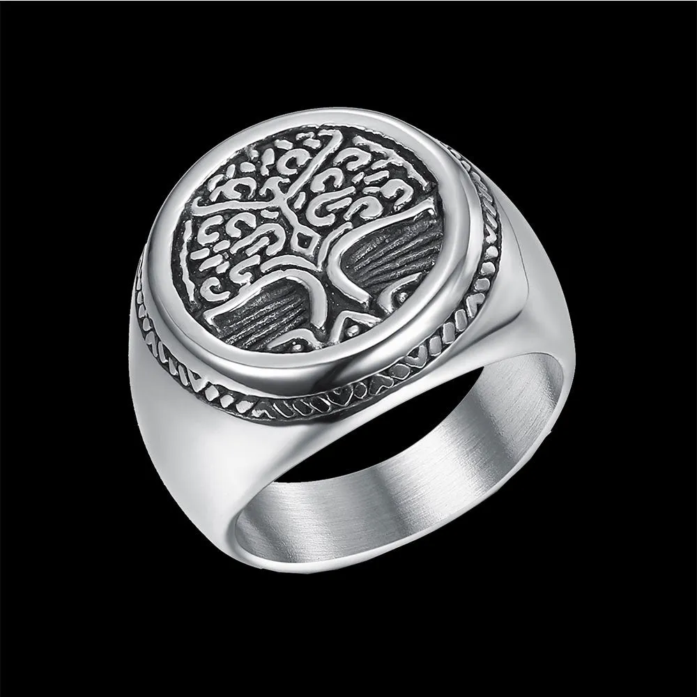 Large Tree Of Life Signet Ring