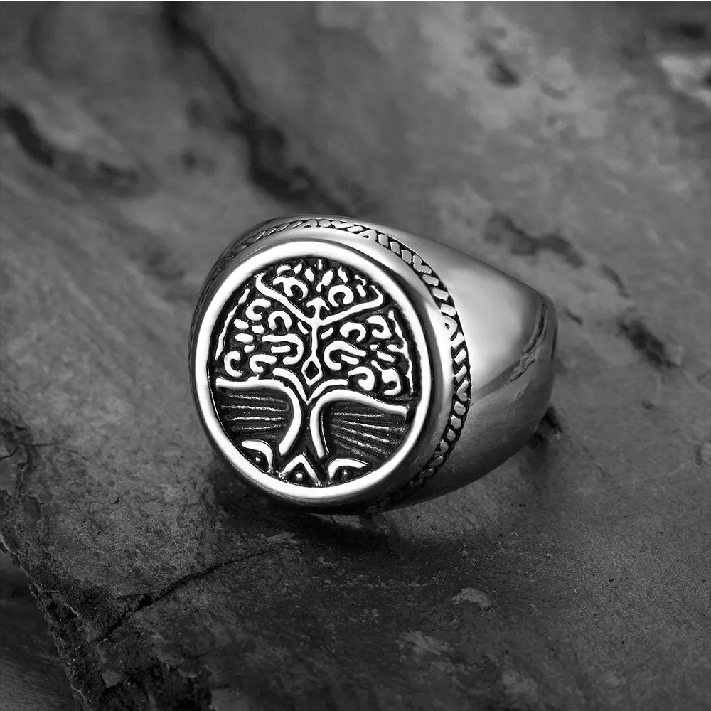 Large Tree Of Life Signet Ring