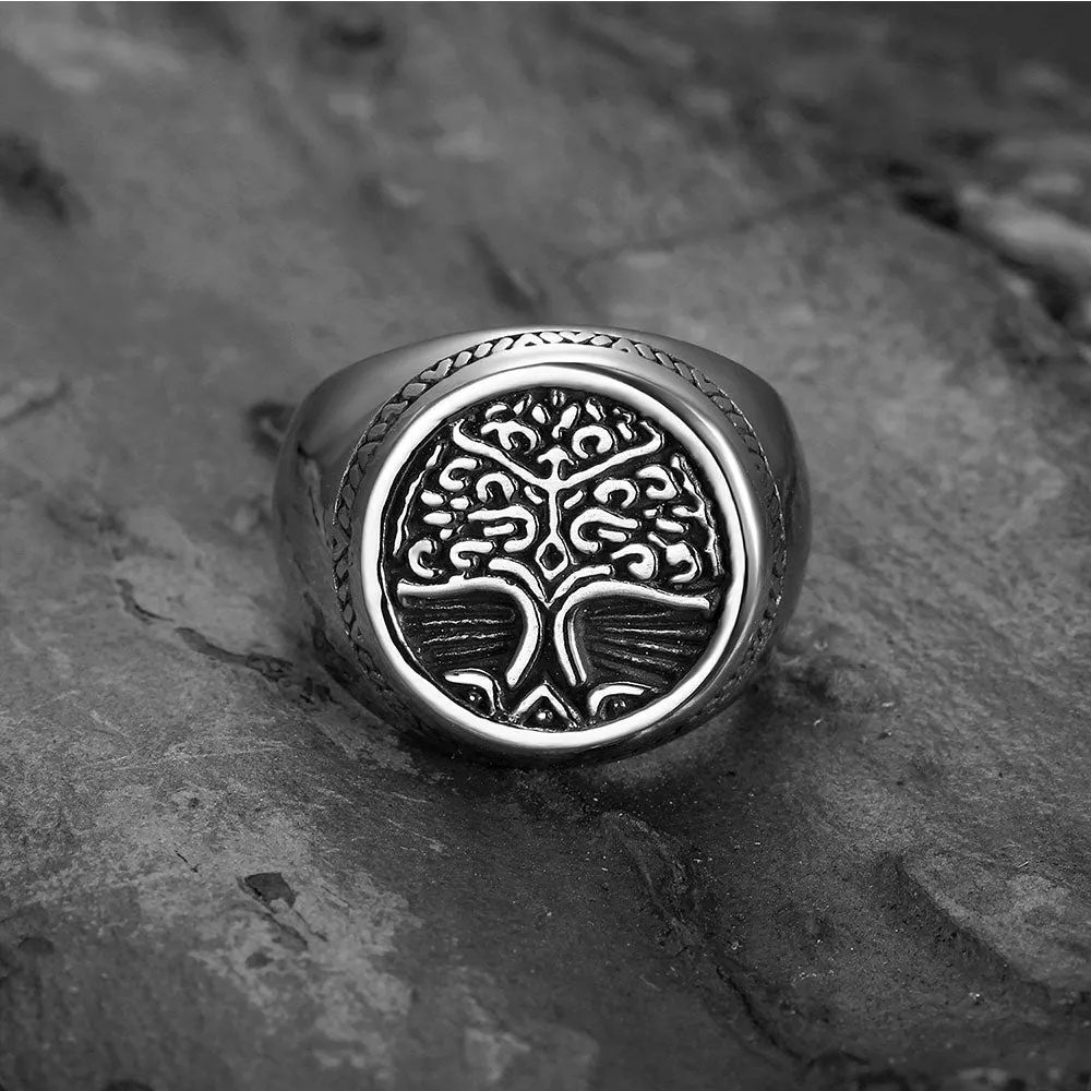 Large Tree Of Life Signet Ring