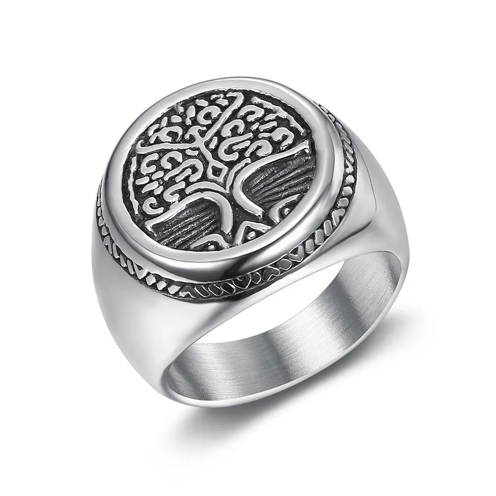 Large Tree Of Life Signet Ring