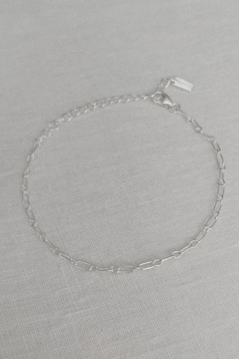 Link Chain Anklet - Silver