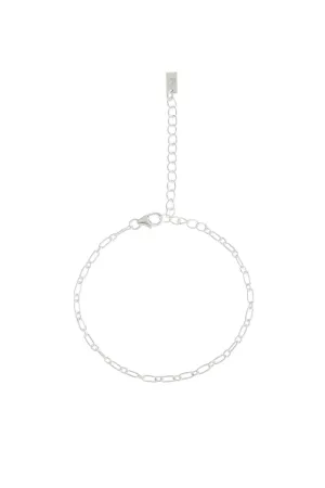 Link Chain Anklet - Silver