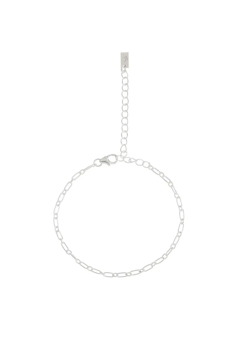 Link Chain Anklet - Silver
