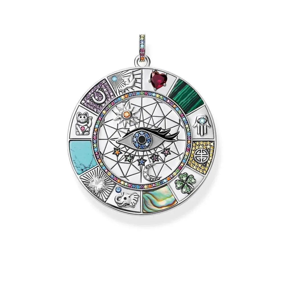 Magical Lucky Symbols Pendant Amulet - Boho Jewelry for Men & Women