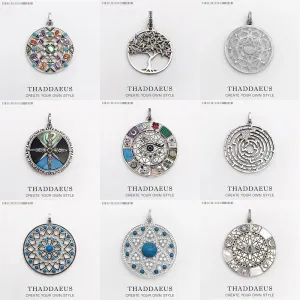 Magical Lucky Symbols Pendant Amulet - Boho Jewelry for Men & Women