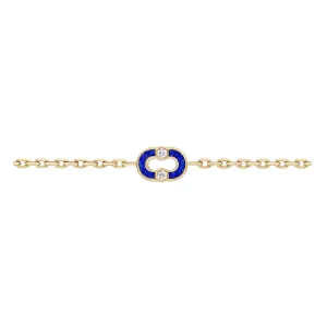 Magnetic Recto Verso Bracelet Lapis Lazuli