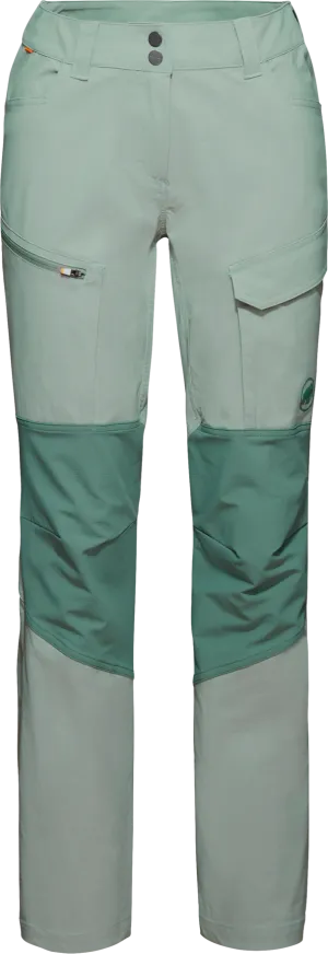 Mammut Women&#x27;s Zinal Hybrid Pants Jade/Dark Jade | Buy Mammut Women&#x27;s Zinal Hybrid Pants Jade/Dark Jade here | Outnorth