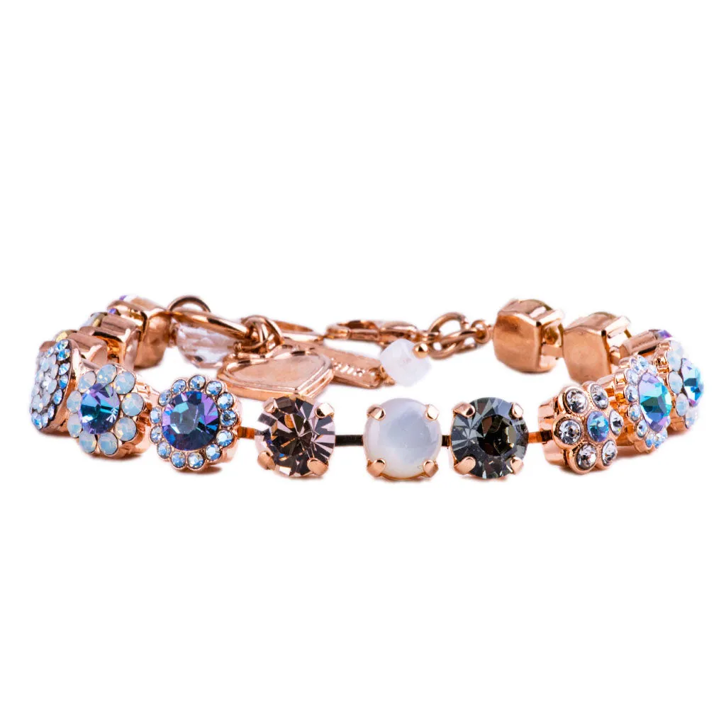 Medium Rosette Bracelet in "Ice Queen" *Custom*
