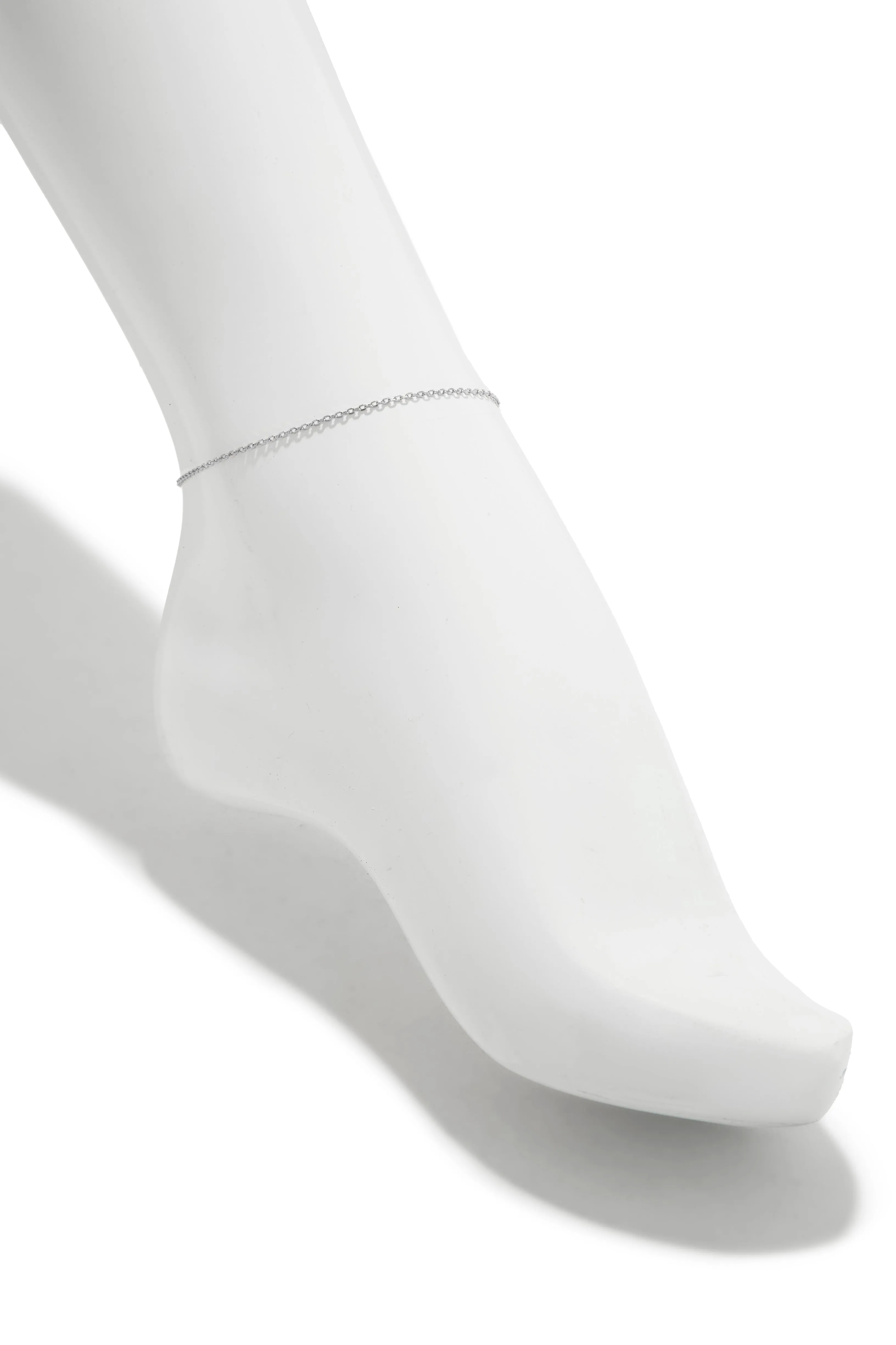 Melena Anklet - Silver