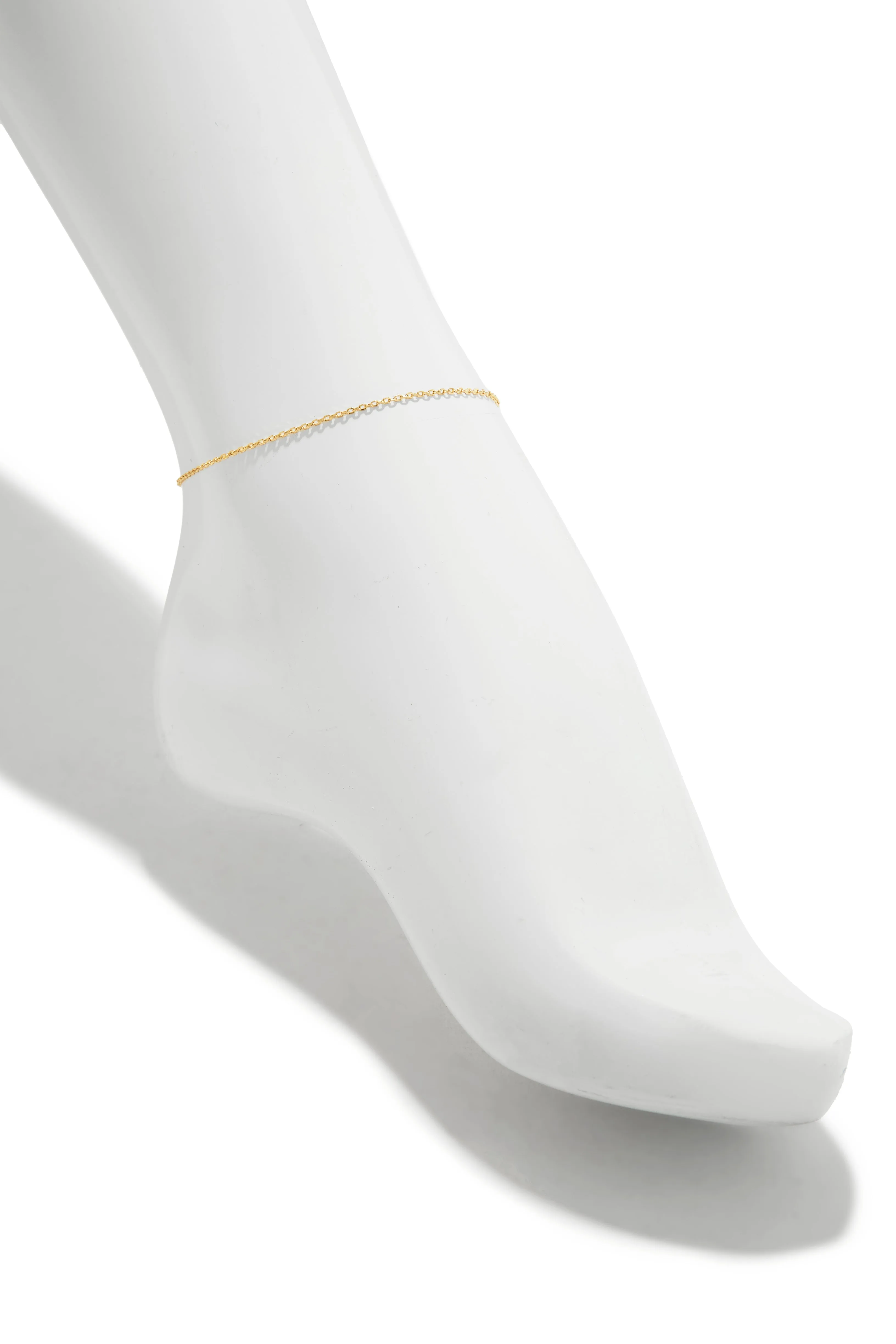 Melena Anklet - Silver