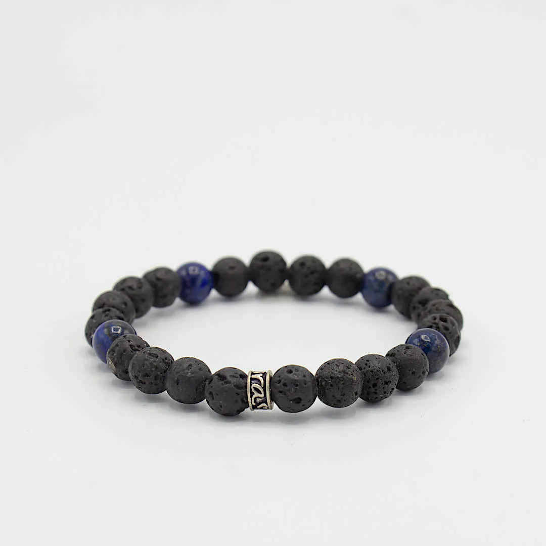 Men Earth Gemstone Bracelet