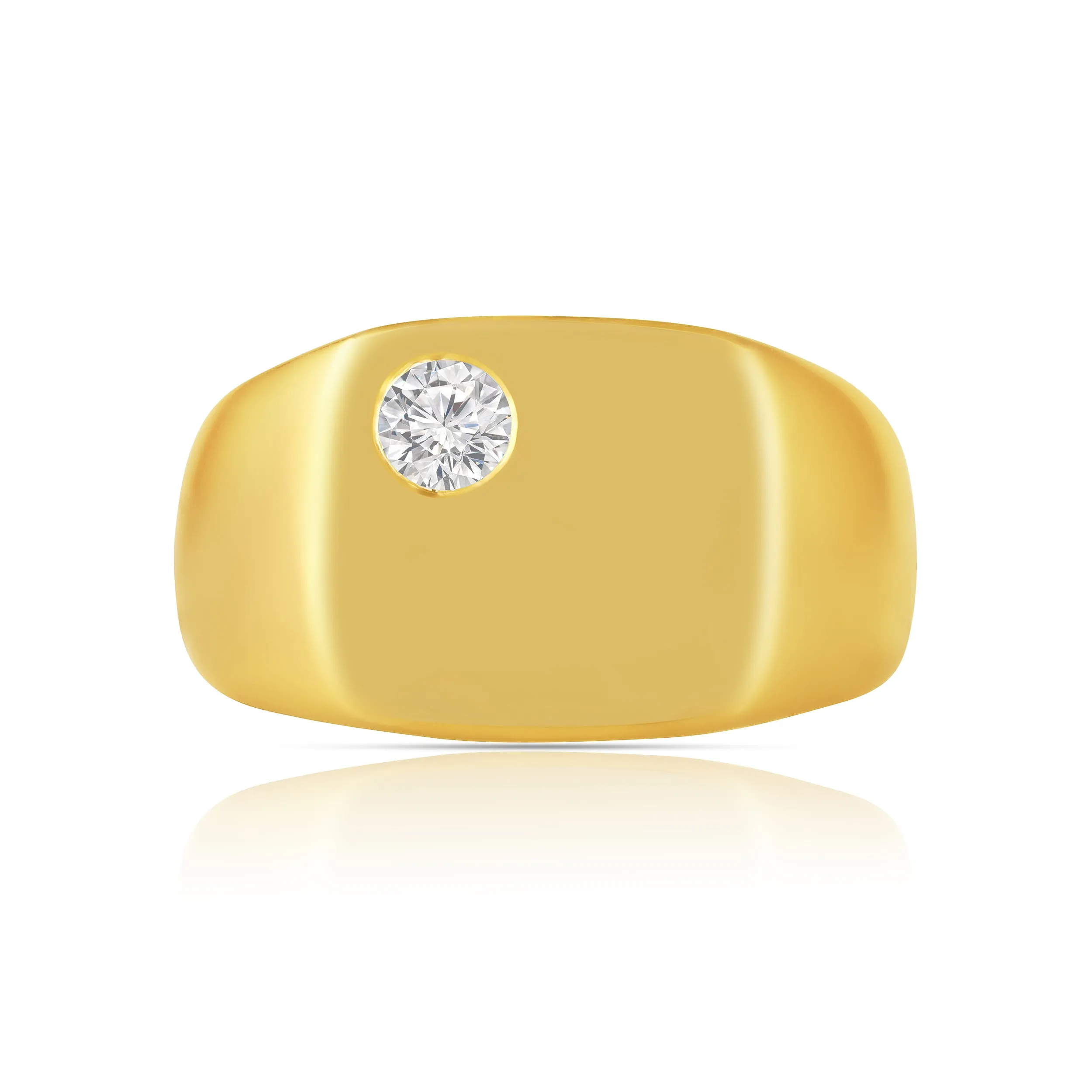 Men's .33ct Lab Grown Diamond Signet Ring