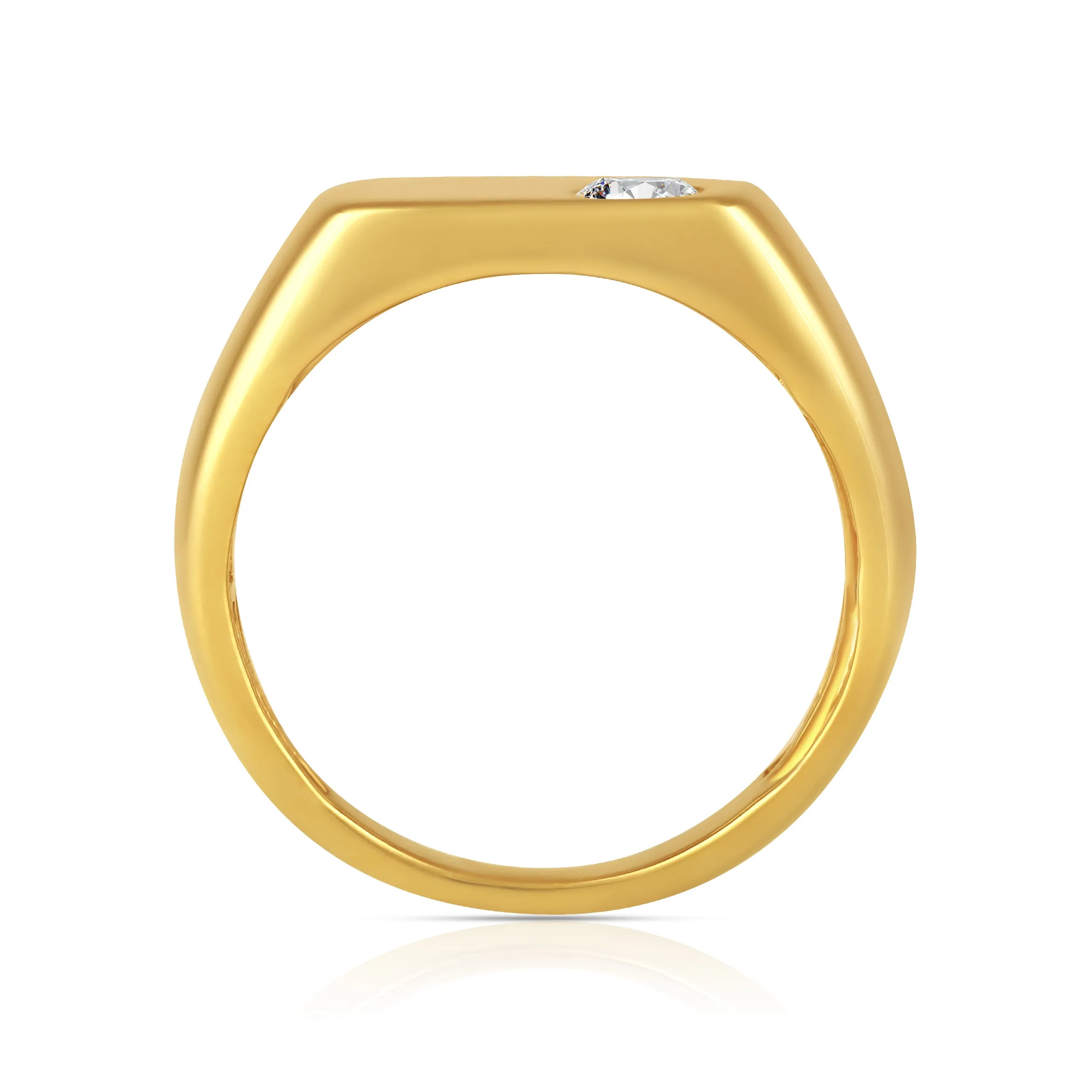 Men's .33ct Lab Grown Diamond Signet Ring