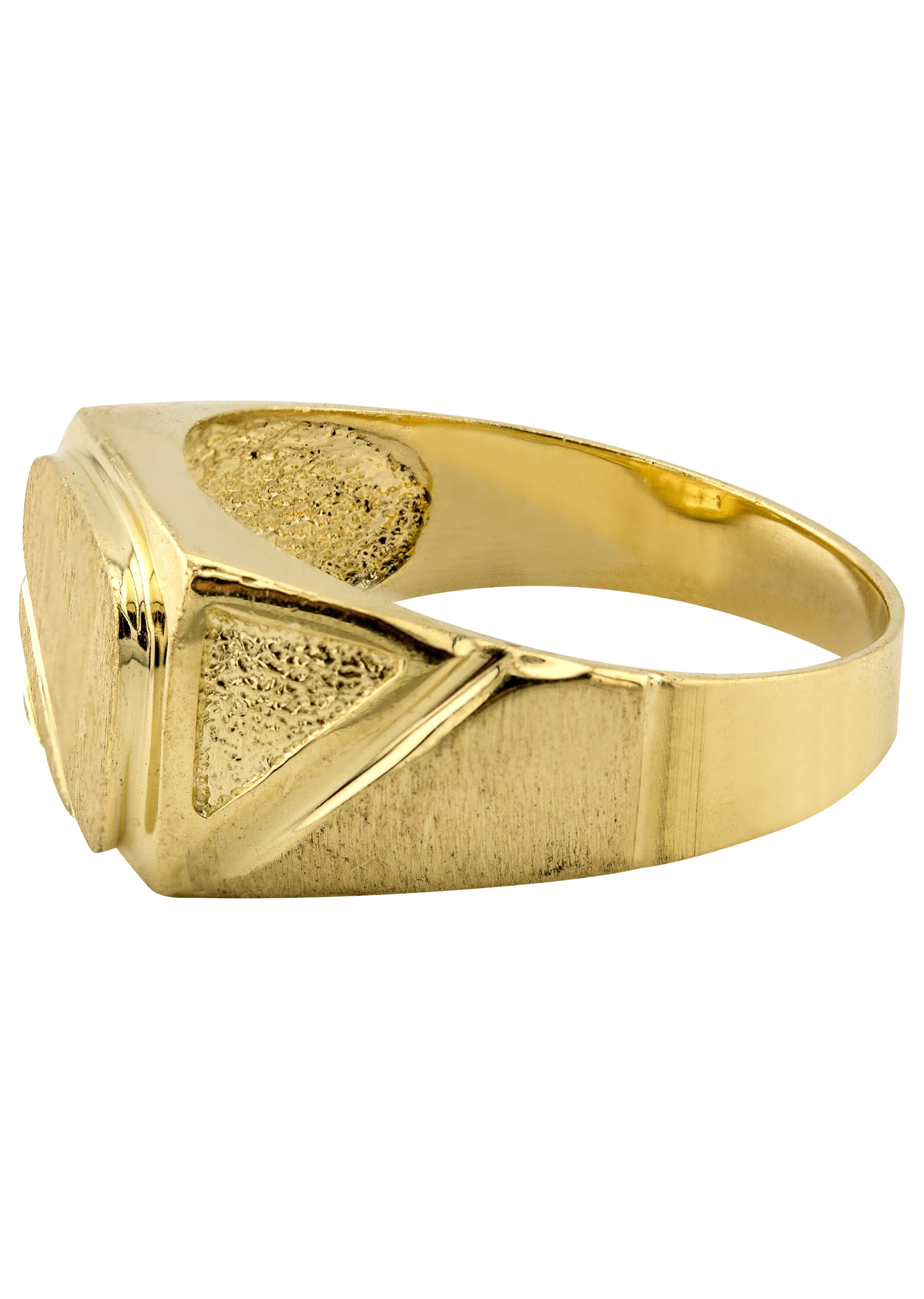 Mens Signet Ring - 10K Gold | 5 Grams