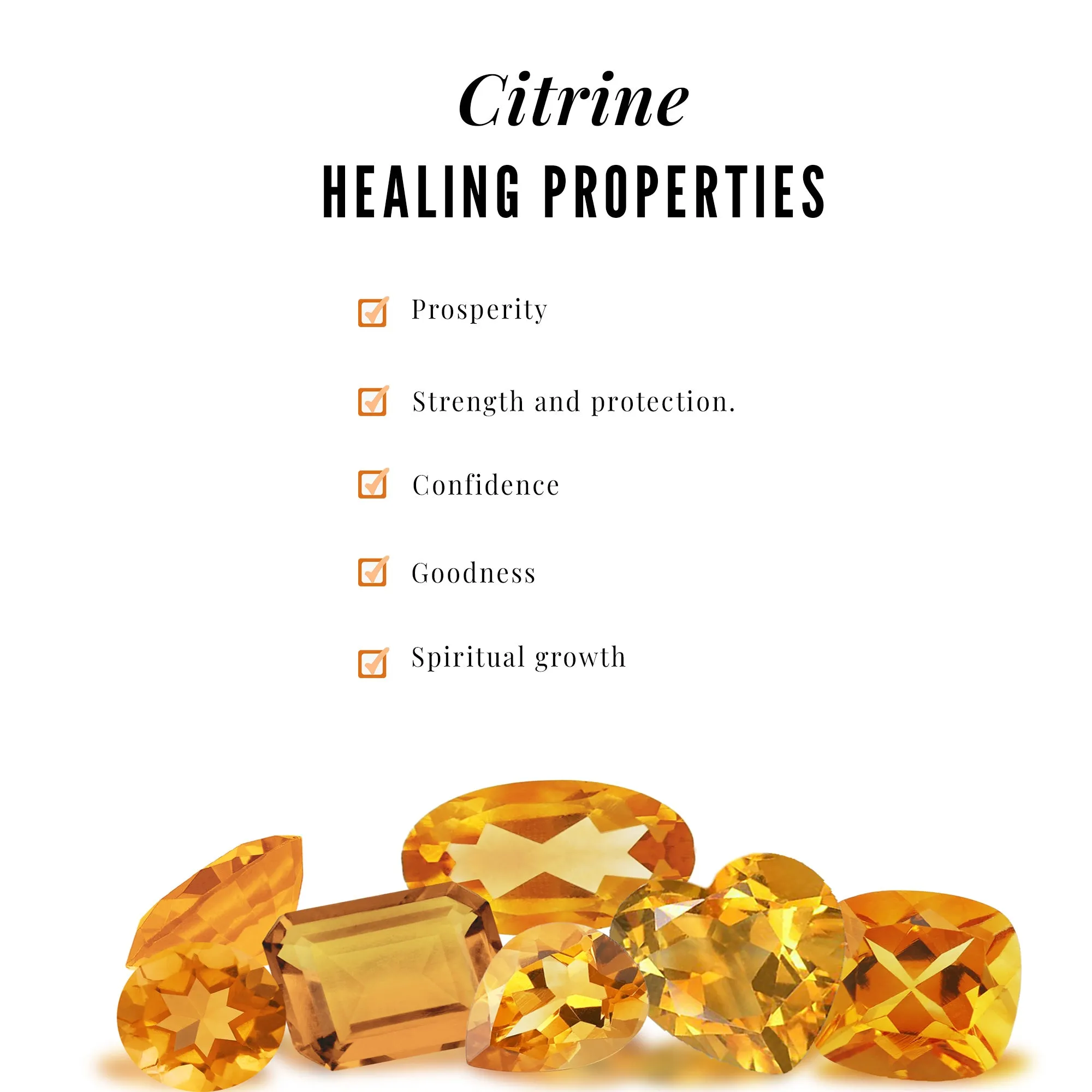 Modern Flower Pendant with Round Citrine and Diamond