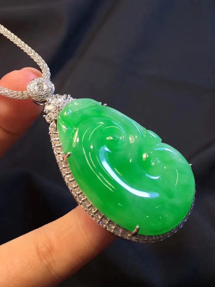 Natural Jade Pendant Jadeite Pendant NPT036