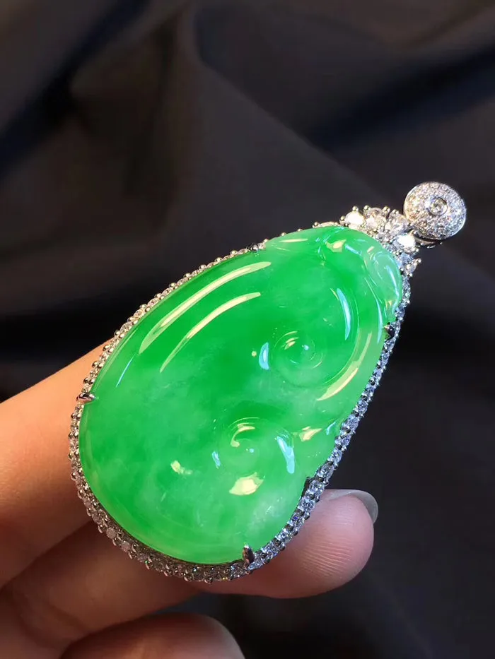 Natural Jade Pendant Jadeite Pendant NPT036