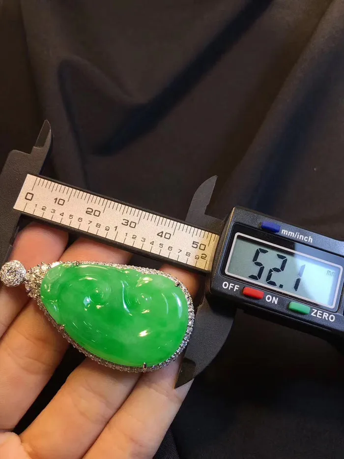 Natural Jade Pendant Jadeite Pendant NPT036