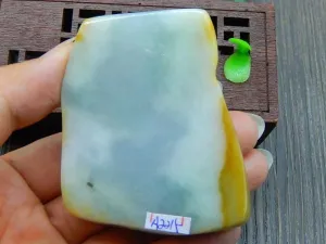 Natural Jade Rough Jadeite Raw (117g, 63X53X17mm)