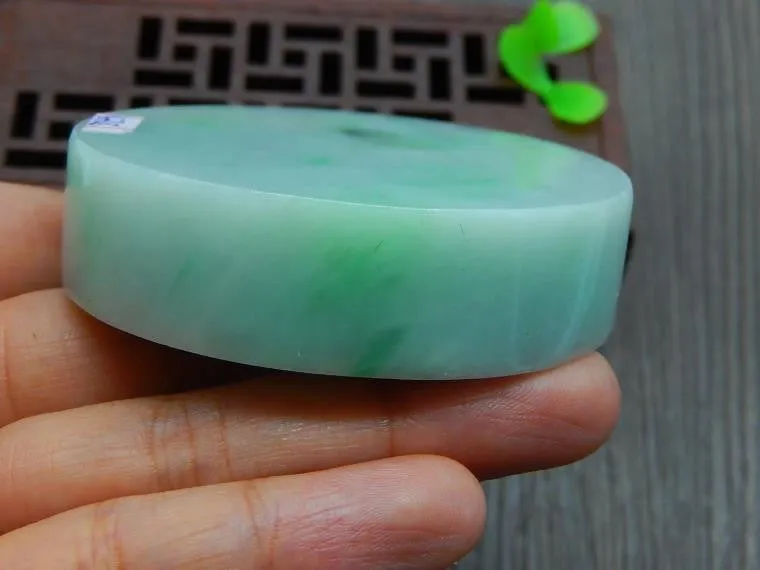 Natural Jade Rough Jadeite Raw (149g, 59X59X16.5mm)