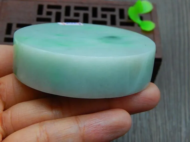 Natural Jade Rough Jadeite Raw (149g, 59X59X16.5mm)