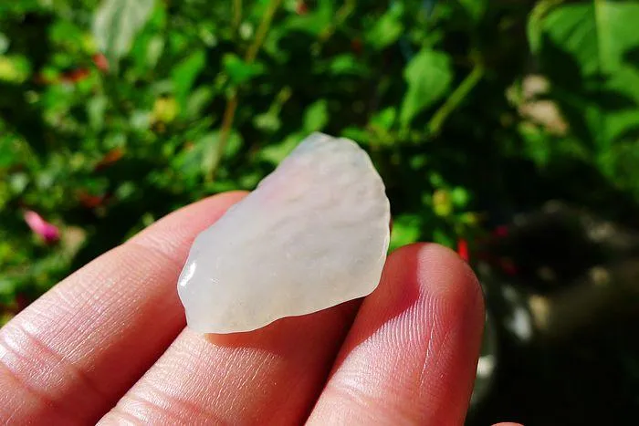 Natural Jade Rough Jadeite Raw (6.5g,3.8X2.1X0.5cm)