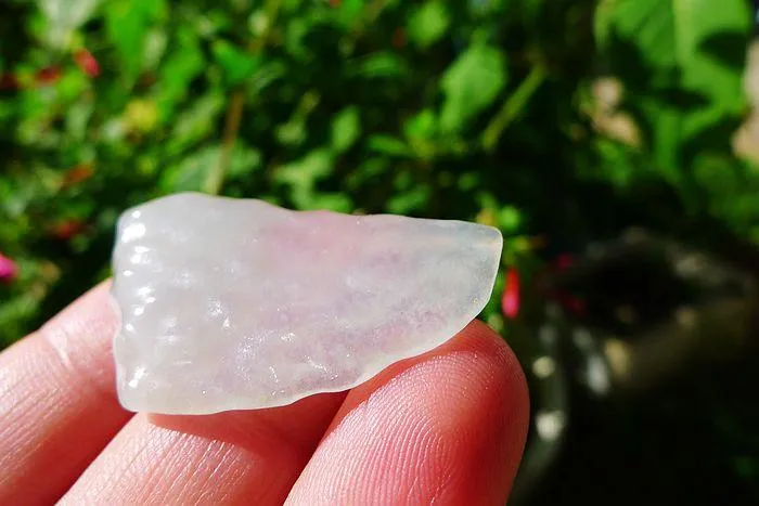 Natural Jade Rough Jadeite Raw (6.5g,3.8X2.1X0.5cm)