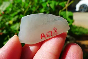 Natural Jade Rough Jadeite Raw (6.5g,3.8X2.1X0.5cm)
