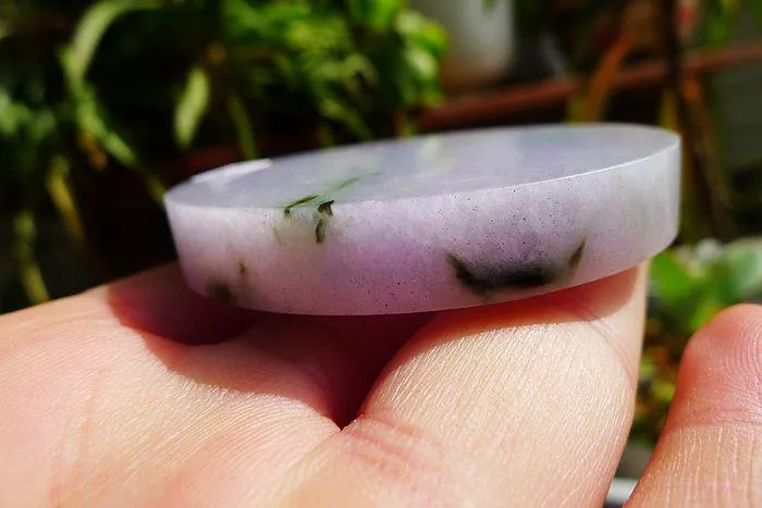 Natural Jade Rough Jadeite Raw (80g,5.75X0.85cm)