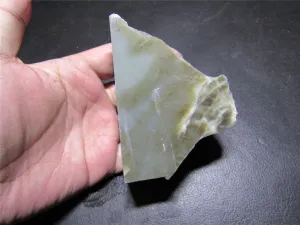 Natural Kunlun Jade Rough Nephrite Raw (263.11g, 90X65X37mm)