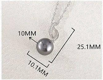 Necklace Pendant Blank Setting Leaf Charm 25mm Sterling Silver White Gold Fine 925 For One Pearl Prong DIY Jewelry Finding Wholesale 1pc