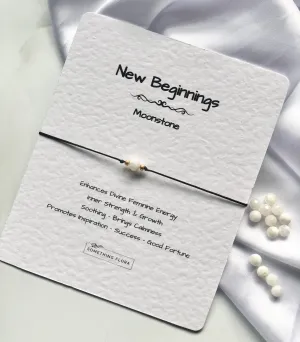 New Beginnings Moonstone Bracelet