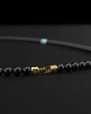 Onyx   Turquoise   Tridacna Necklace 6mm | Vertex