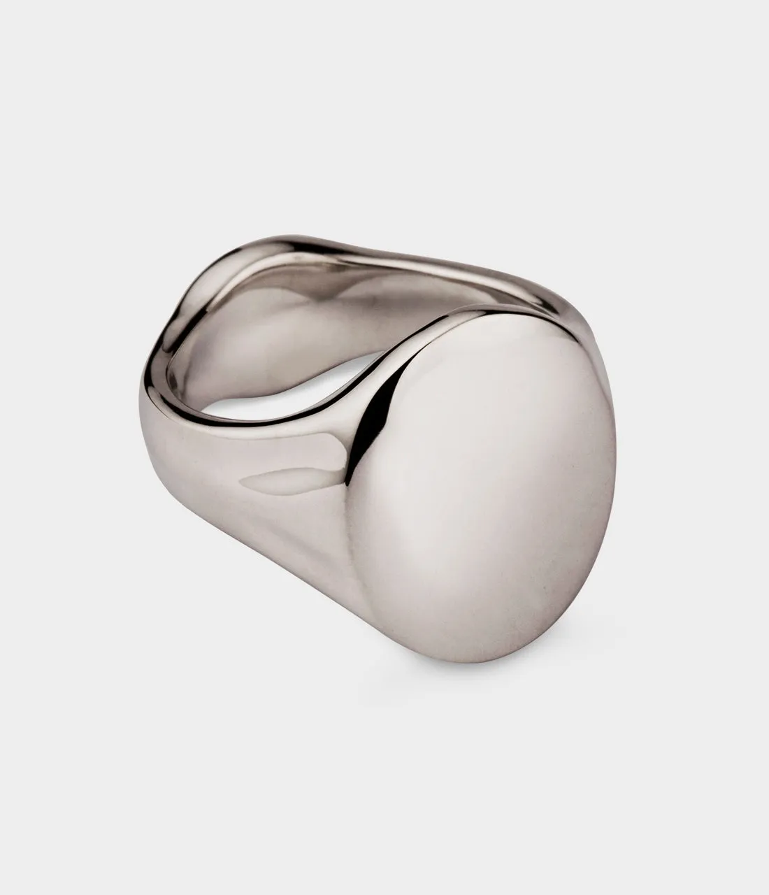 Oval Women's Signet Ring