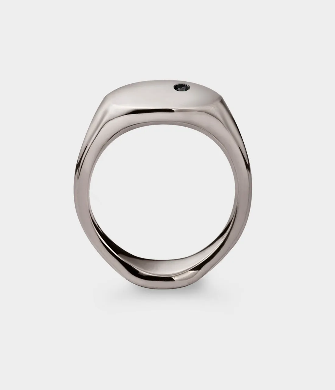 Oval Women's Signet Ring
