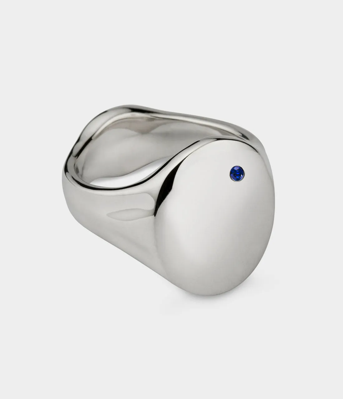 Oval Women's Signet Ring