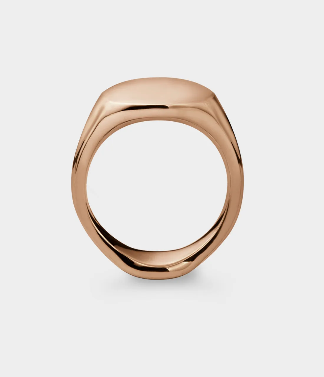 Oval Women's Signet Ring