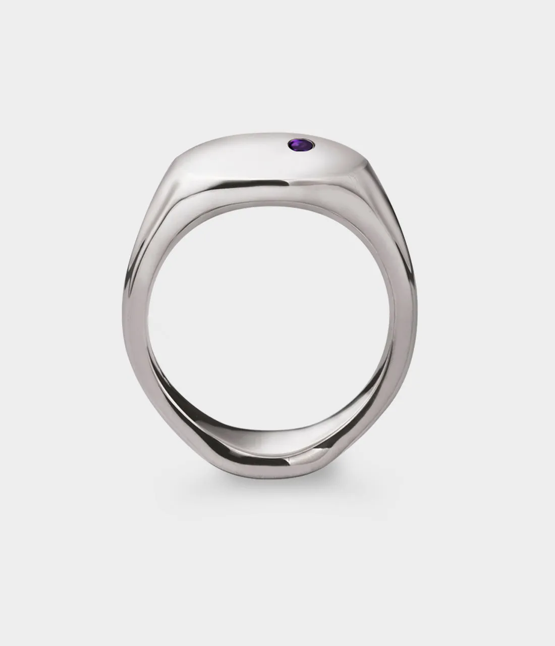 Oval Women's Signet Ring