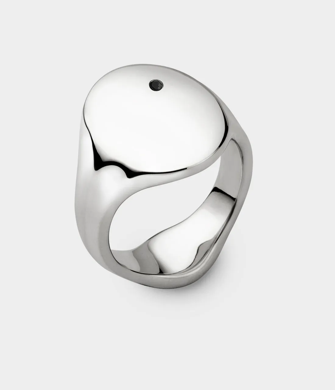 Oval Women's Signet Ring