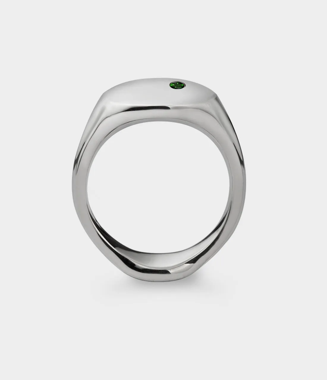 Oval Women's Signet Ring
