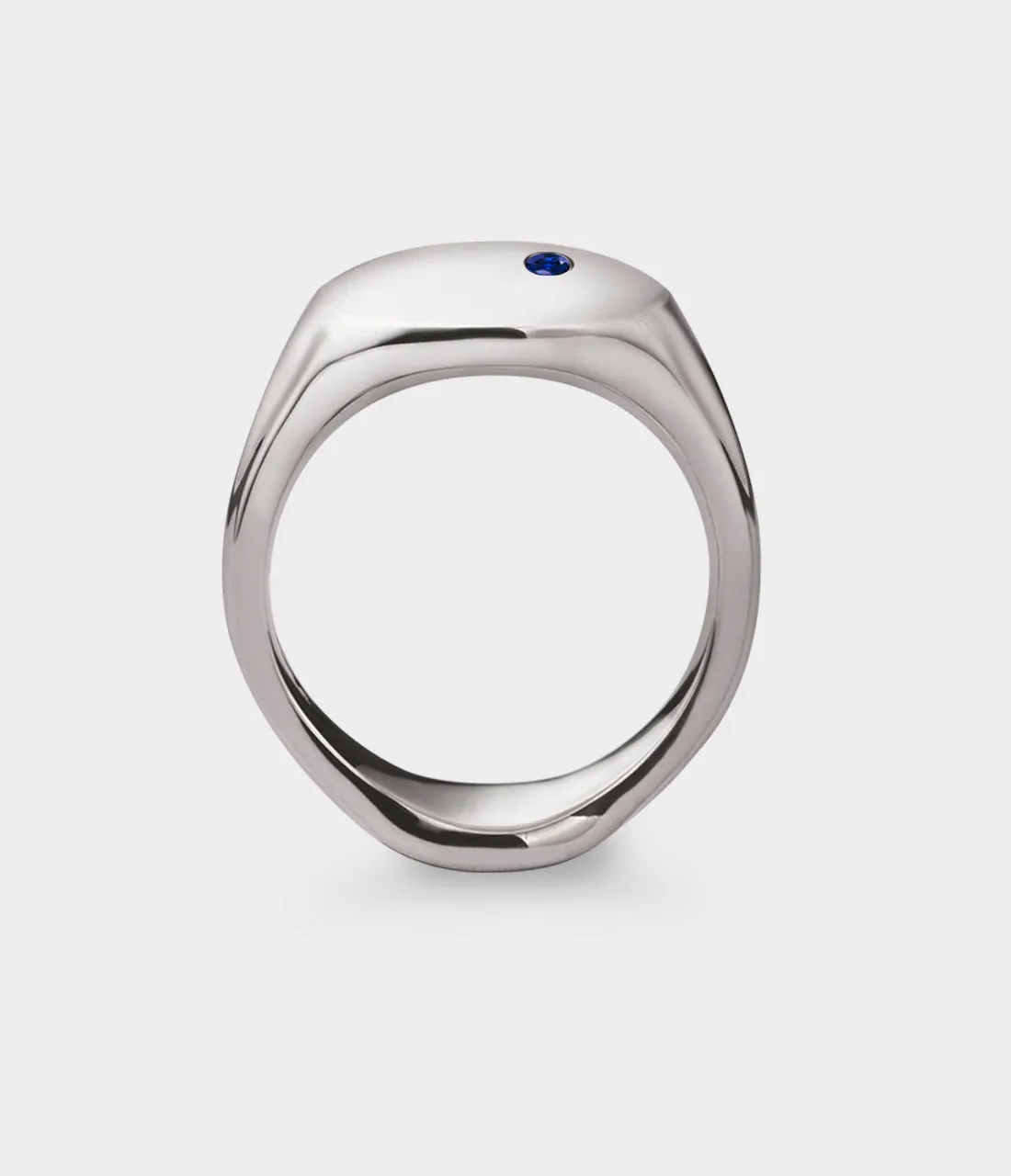 Oval Women's Signet Ring