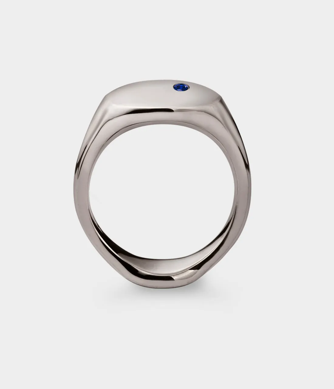 Oval Women's Signet Ring