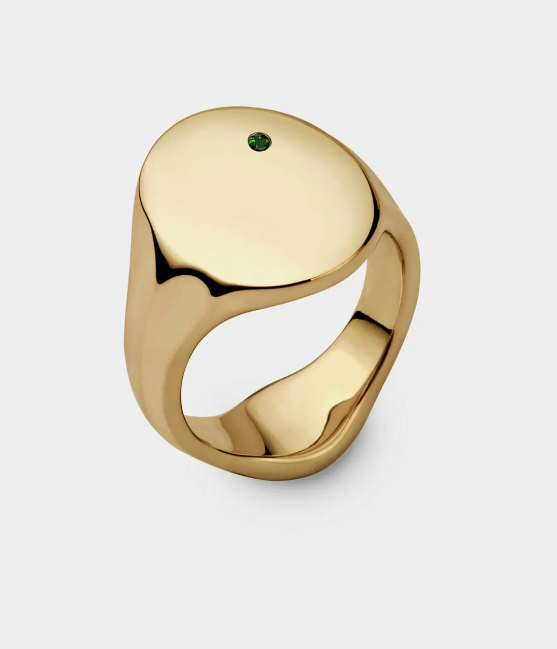 Oval Women's Signet Ring