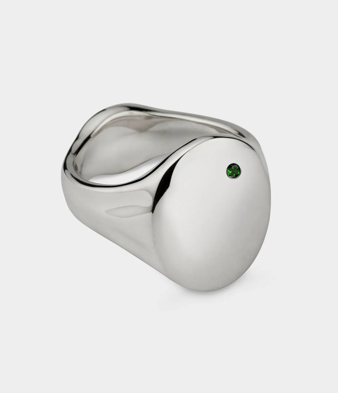 Oval Women's Signet Ring