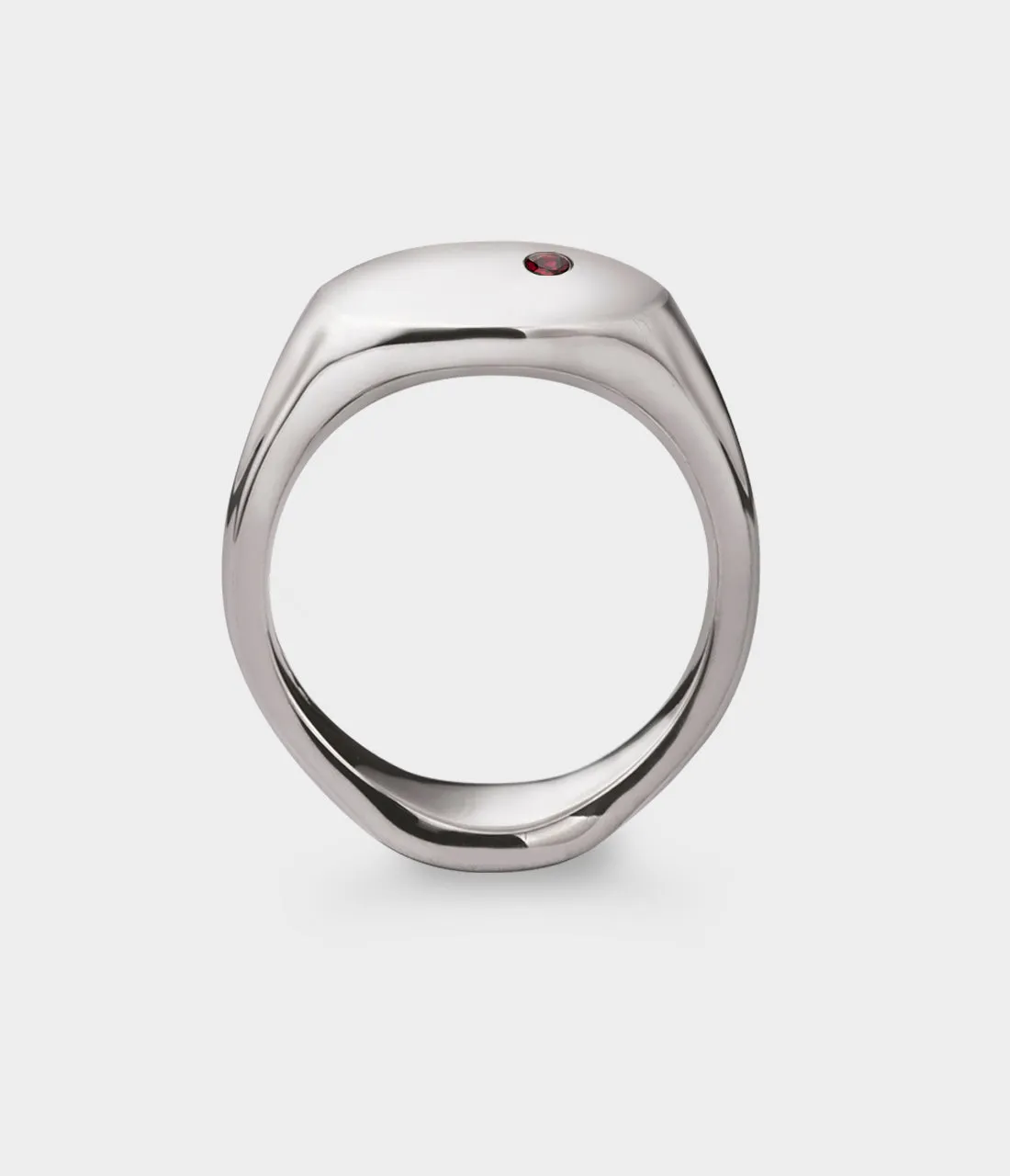 Oval Women's Signet Ring