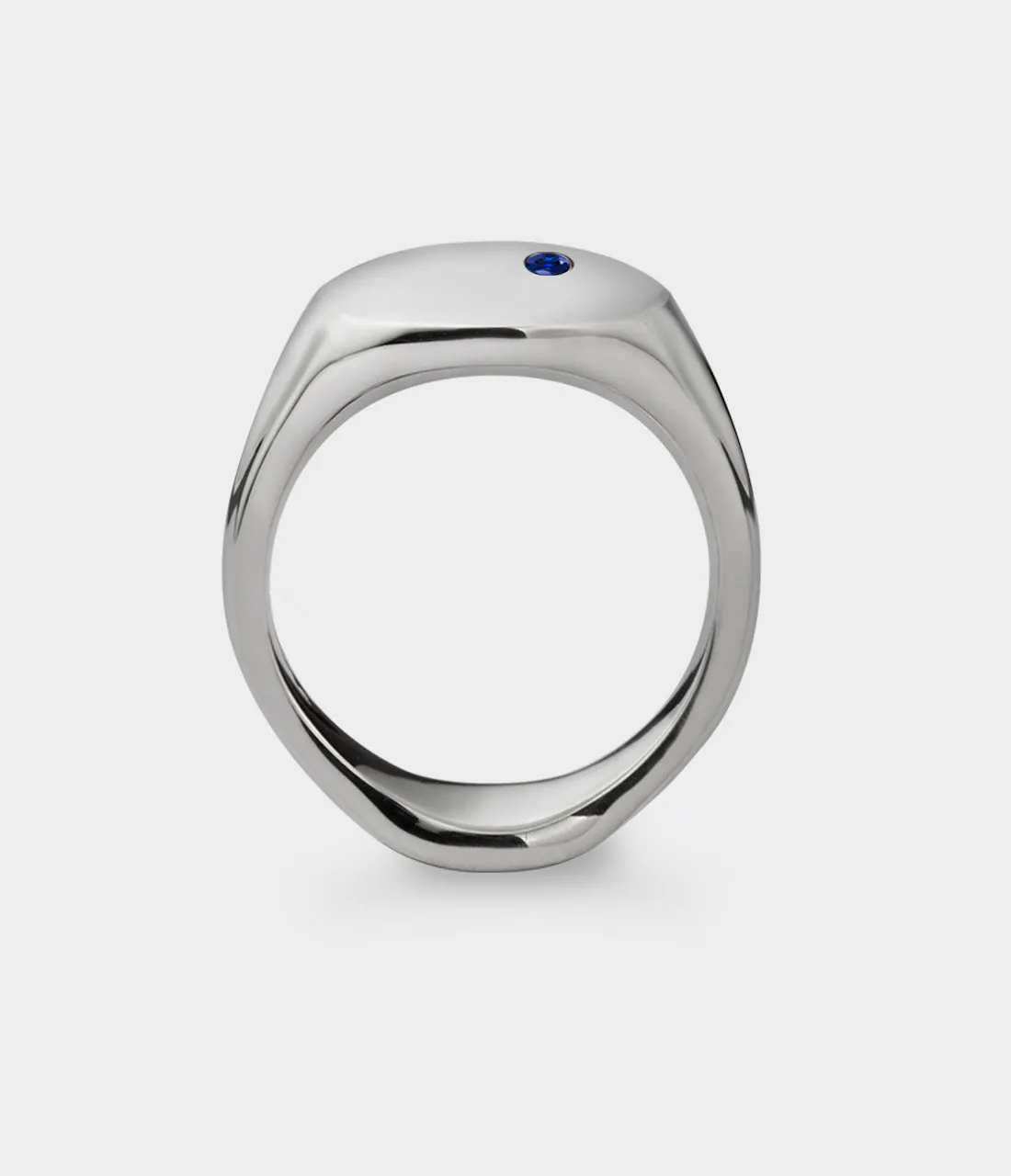 Oval Women's Signet Ring