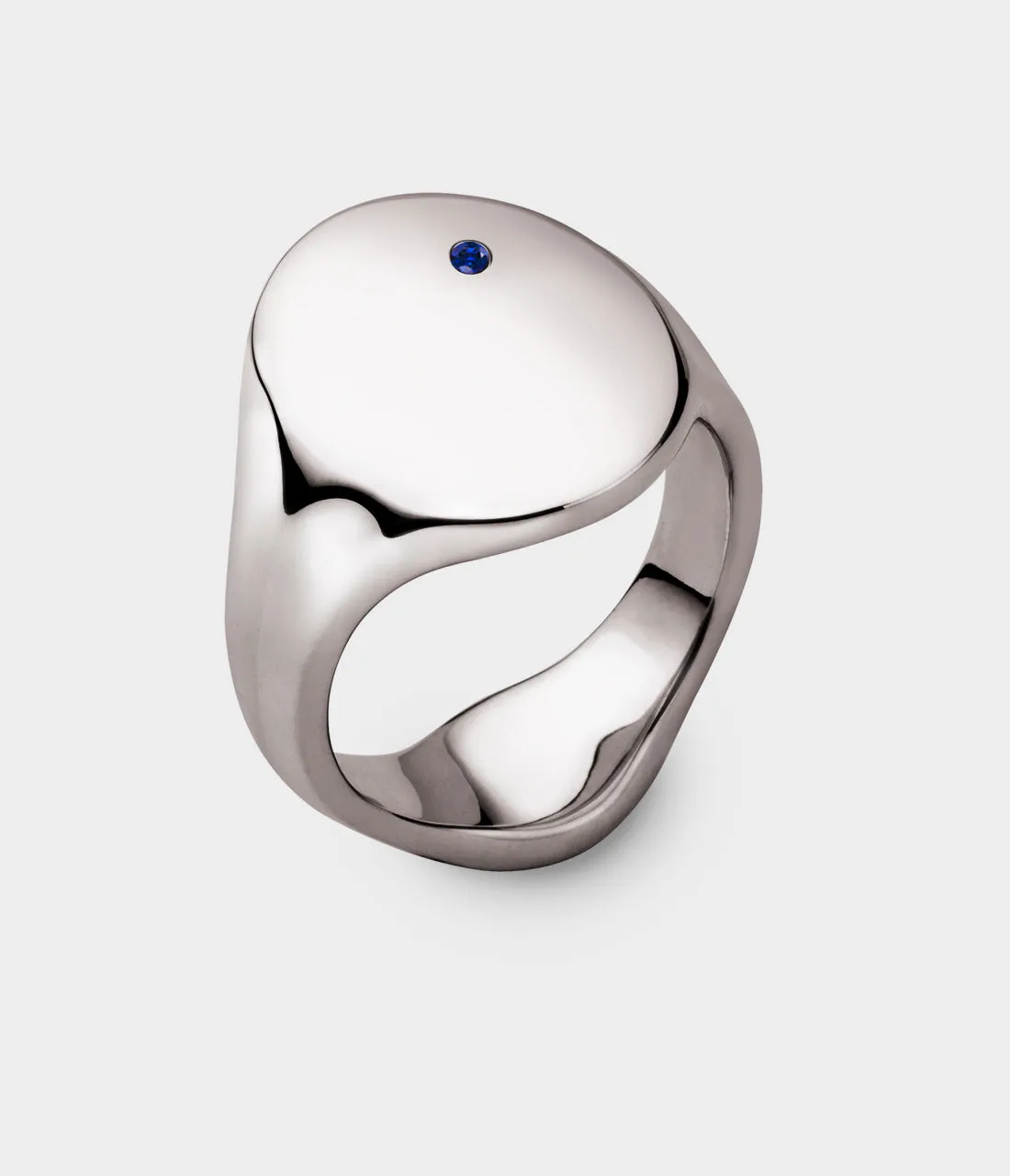 Oval Women's Signet Ring