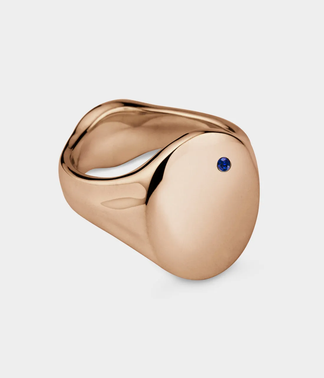 Oval Women's Signet Ring