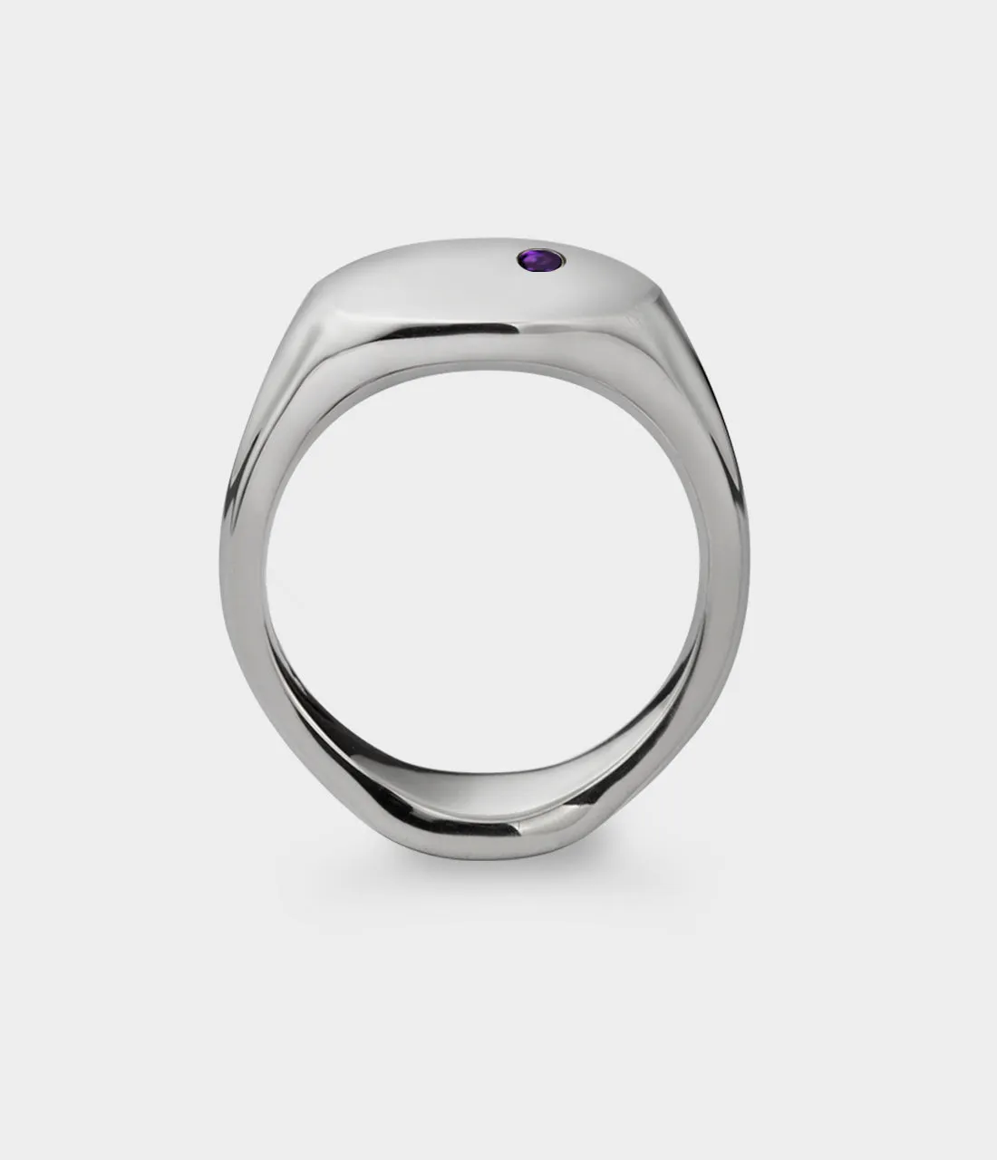 Oval Women's Signet Ring